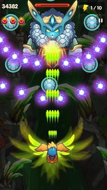 Tiêu diệt boss trong game Sky Champ Monster Shooter