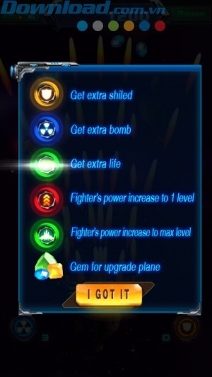 Nhận các bổ trợ, vũ khí, trang thiết bị sức mạnh