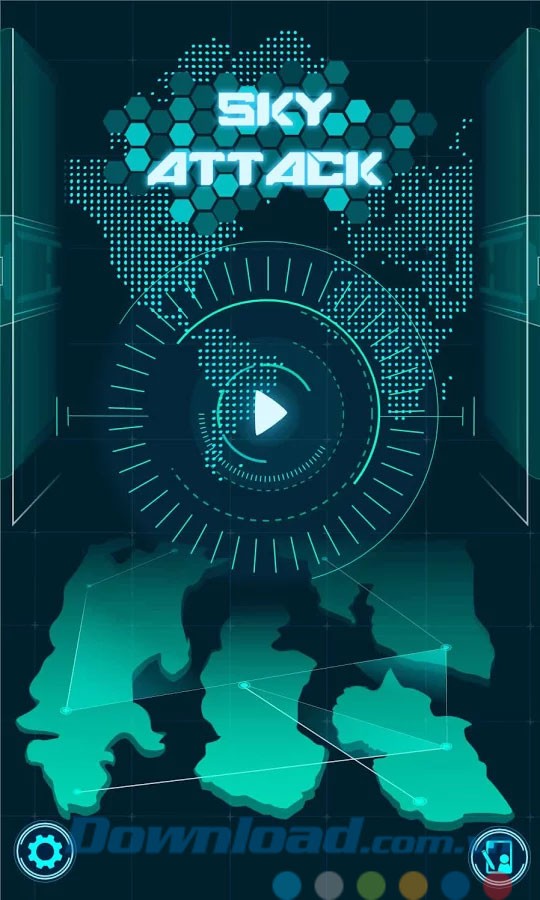 Game bảo vệ Trái Đất Sky Force Attack cho Android