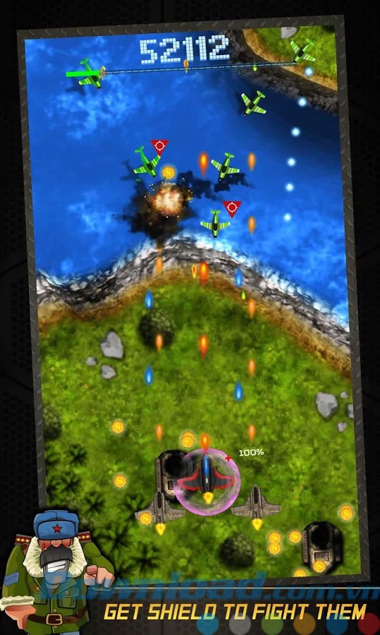 Sử dụng khiên chắn để tránh đạn