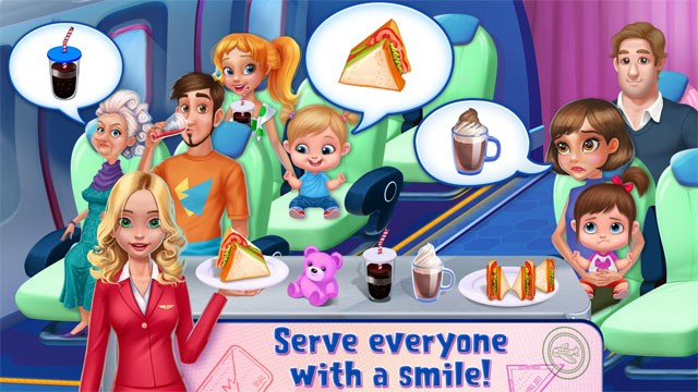 Luôn phục vụ hành khách trên chuyến bay với một nụ cười trên môi