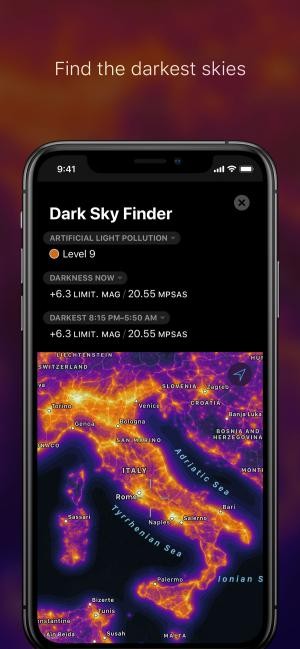 Tìm kiếm vùng tối nhất trên bầu trời