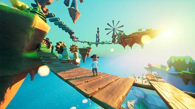 Sky Sojourn là game phiêu lưu hành động trên bầu trời giống Only Up