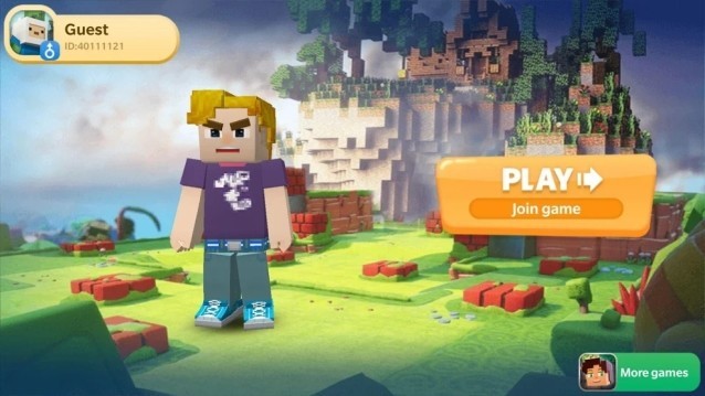 Game Sky Wars kết hợp bắn súng sinh tồn và xây dựng trong thế giới hình khối