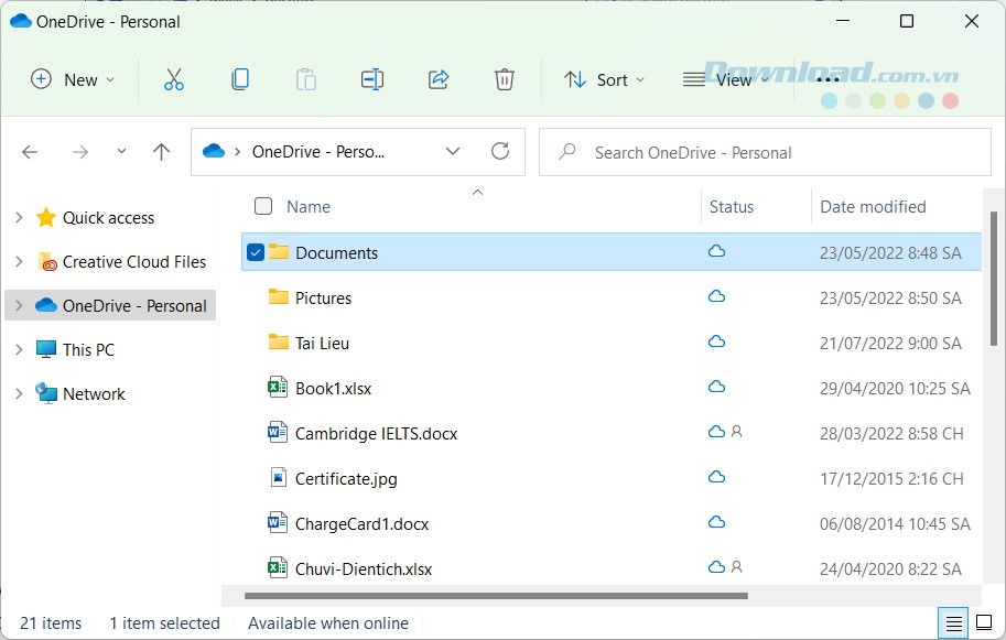 Đồng bộ dữ liệu trên máy tính nhàn tênh với OneDrive