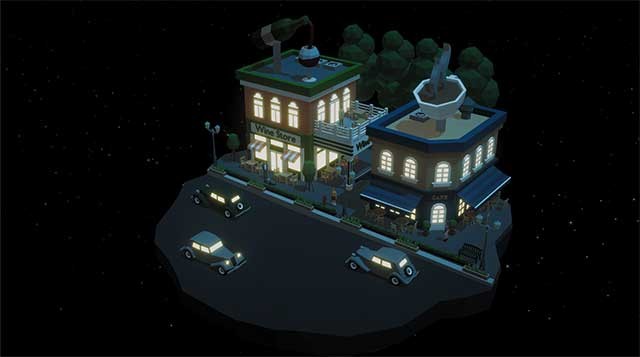 Sự kết hợp giữa ánh sáng và bóng tối tạo ra một thế giới vừa thực tế vừa mơ mộng