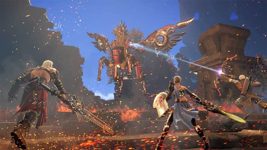 Hiệu ứng chiến đấu tuyệt đẹp trong game Skyforge