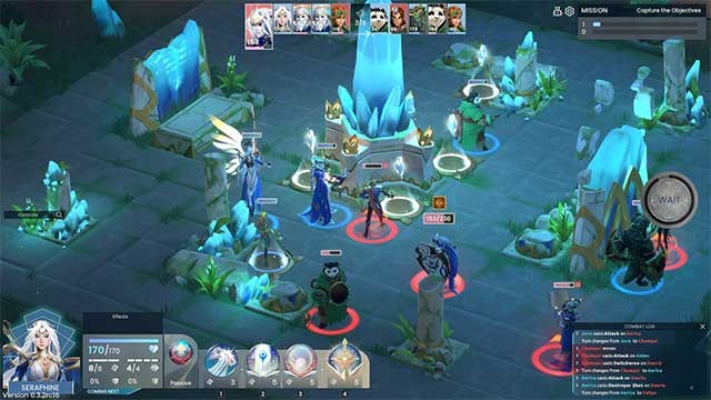 Sắp xếp vị trí của các anh hùng một cách chiến lược và kiểm soát các mục tiêu