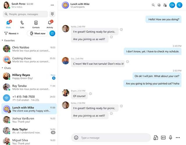 Trò chuyện miễn phí với mọi người