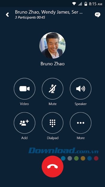 Tính năng gọi thoại nhanh chóng