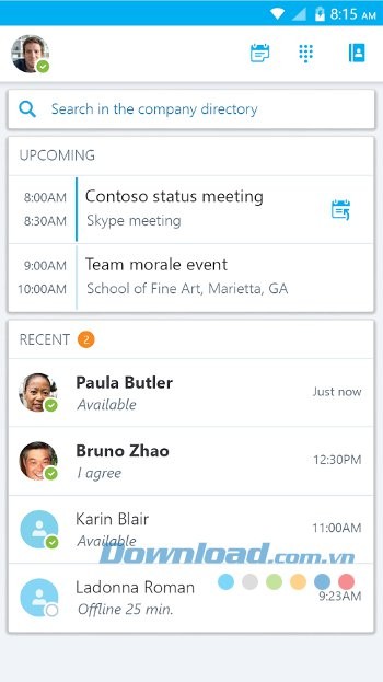 Quản lý offline các thành viên trong công ty