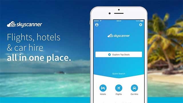 Skyscanner là ứng dụng tìm vé máy bay tiện ích và miễn phí cho di động
