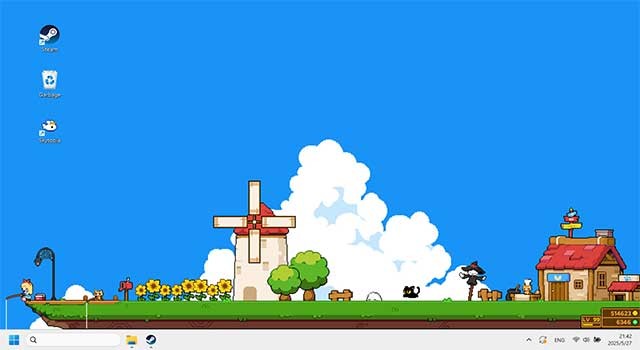 Skytopia là game câu cá nhàn rỗi phong cách pixel trên desktop