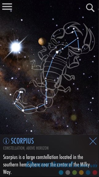 Thông tin chòm sao