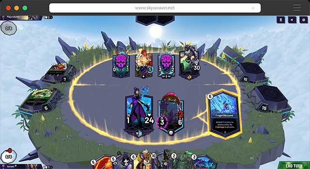 Thu thập các thẻ bài, giao dịch và tặng quà cho bạn bè