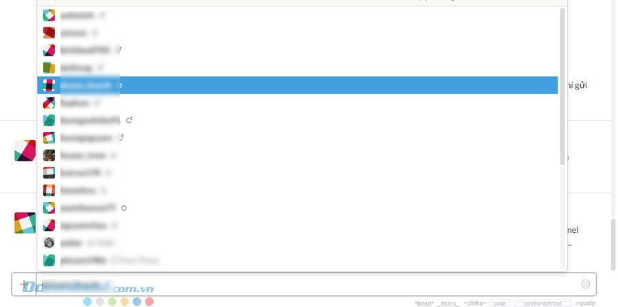 Đề cập tới thành viên khác
