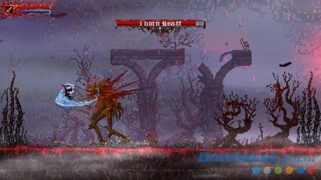 Chiến đấu với những tên trùm có ngoại hình khổng lồ trong game hành động Slain: Back From Hell