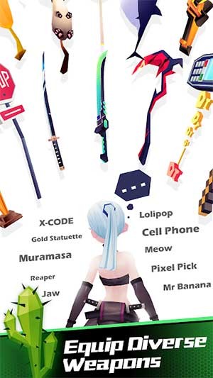 Trang bị vũ khí cho nữ anh hùng của bạn