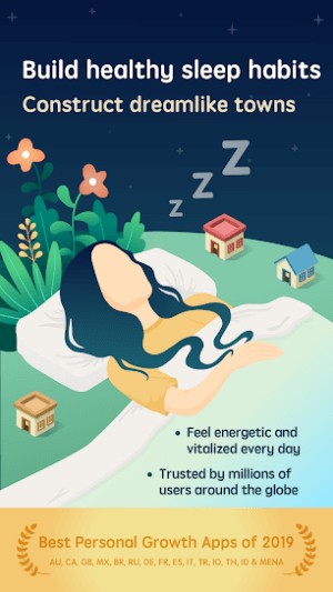 SleepTown giúp bạn xây dựng thói quen ngủ lành mạnh