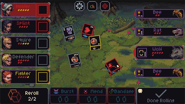 Slice & Dice là một trò chơi tung xúc xắc phong cách Roguelike độc đáo