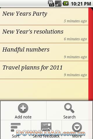 Slide Notes For Android