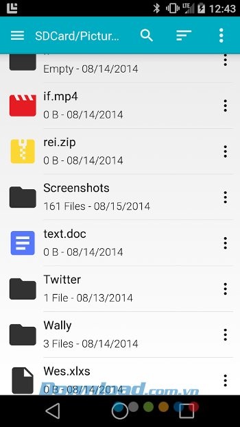 Sliding Explorer quản lý các tập tin hiệu quả