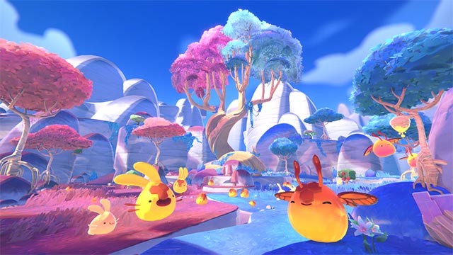 Slime Rancher II sở hữu đồ họa đẹp và chi tiết hơn hẳn phần 1