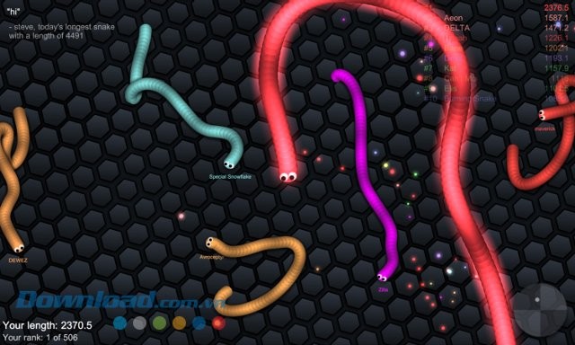 Game rắn săn mồi slither.io