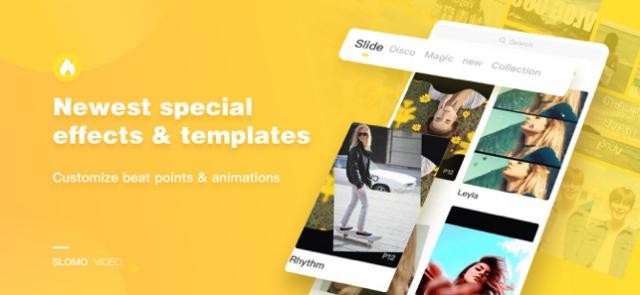 Slomo luôn có thêm các template mới và hiệu ứng đặc biệt