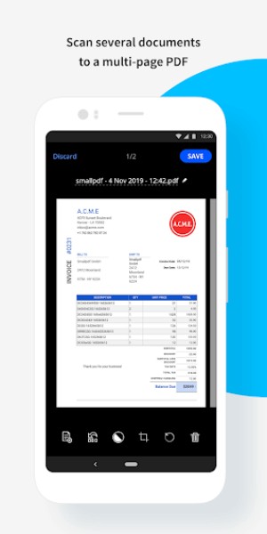Scan nhiều tài liệu thành một file PDF nhiều trang