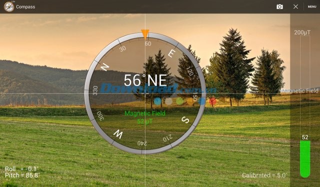 Smart Compass xác định hướng tại các khu vực có từ trường