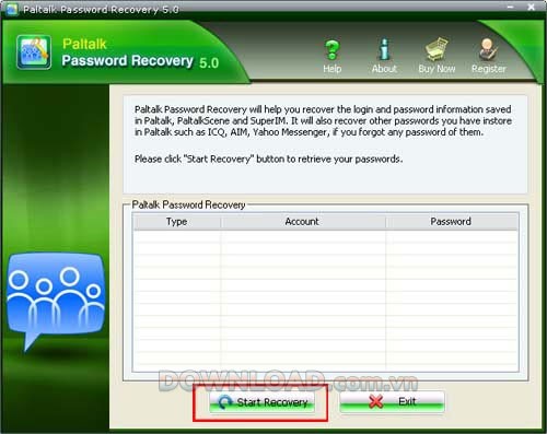 Paltalk Password Recovery