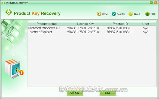 Product Key Recovery