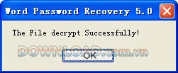 Word Password Recovery