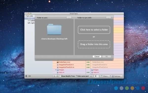 Smart Sync cho Mac hỗ trợ chức năng kéo thả tiện lợi