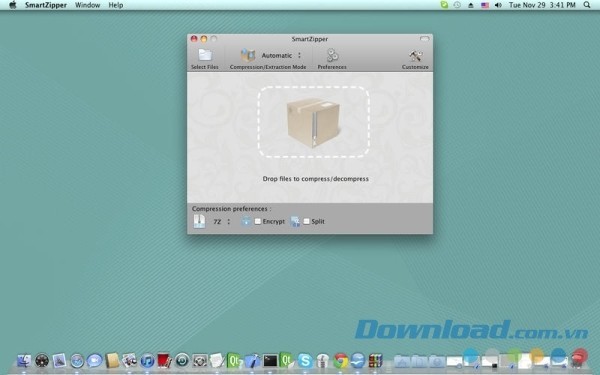 Ứng dụng nén file chuyên nghiệp Smart Zipper cho Mac