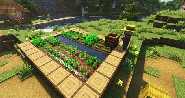 Nông dân có thể trồng lại cây nếu một Steve đi ăn trộm lúa mì của họ