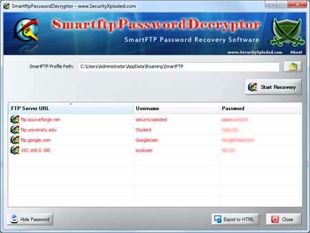 SmartftpPasswordDecryptor
