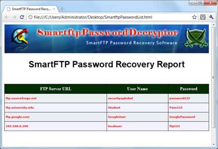 SmartftpPasswordDecryptor