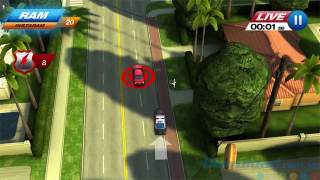 Truy đuổi xe phạm tội