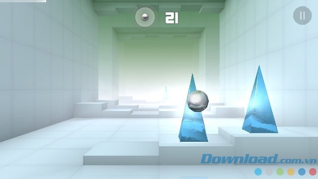 Dùng bi sắt ném vỡ kính