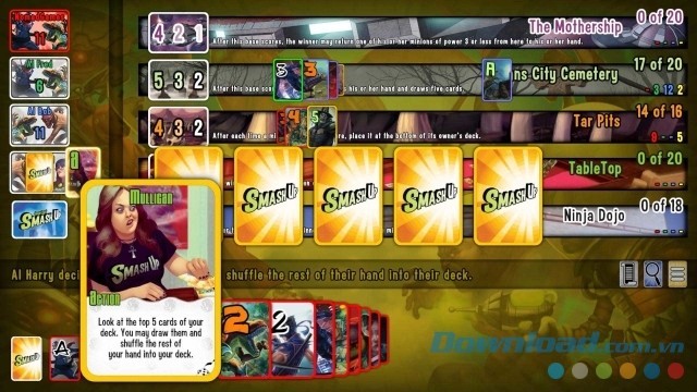 Sử dụng thẻ bài một cách thông minh trong Smash Up