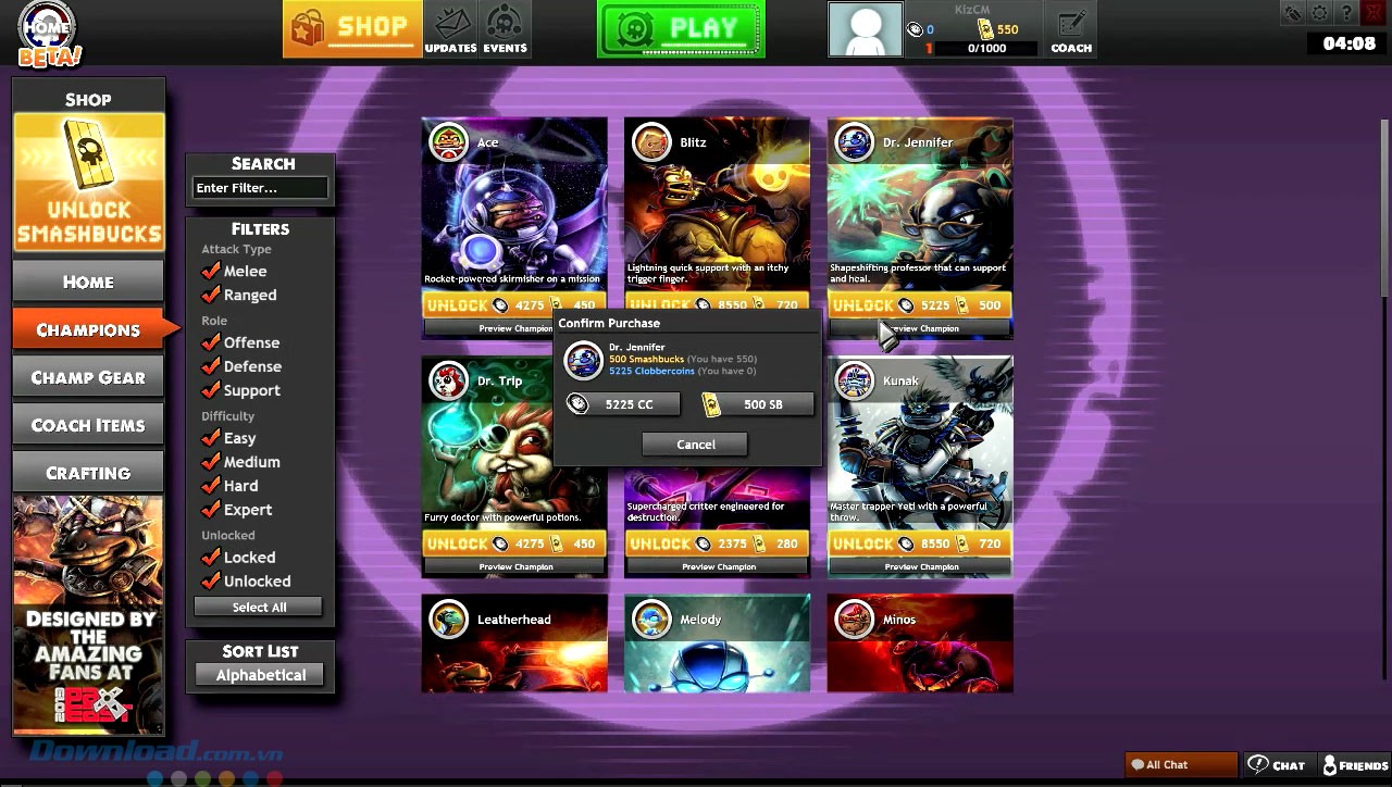 Nhiều vũ khí và vât phẩm