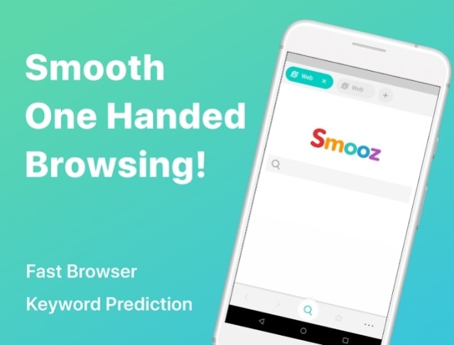 Smooz Browser hỗ trợ duyệt web bằng một tay