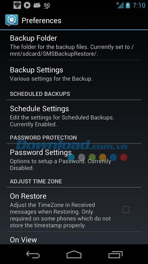 SMS Backup & Restore For Android