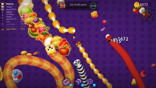 Snake Battle là game nuôi rắn có lối chơi đơn giản, thú vị