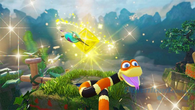 Game phiêu lưu giải đố Snake Pass