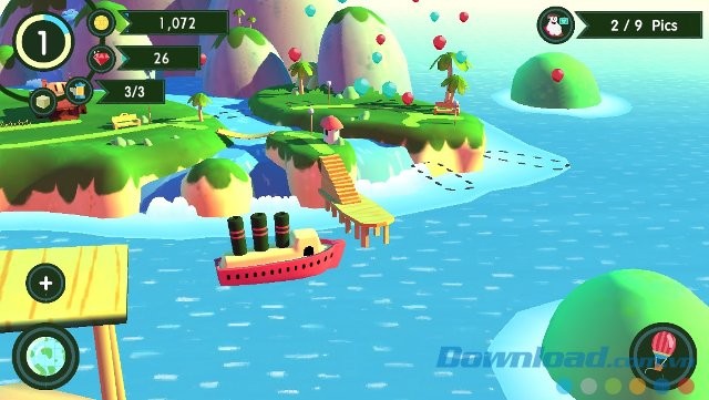 Đón khách tham quan đảo