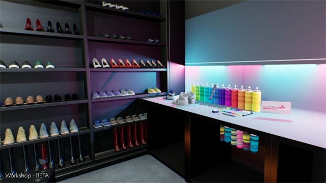 Sở hữu xưởng giày hiện đại với đầy đủ dụng cụ sửa chữa, làm mới và trang trí giày