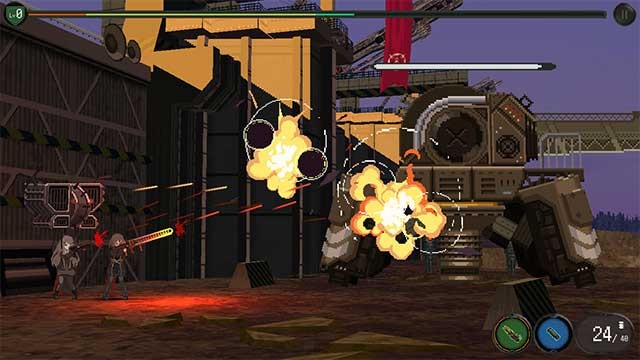 Bảo vệ nhiều mục tiêu khác nhau trước sự tấn công dữ dội của kẻ thù